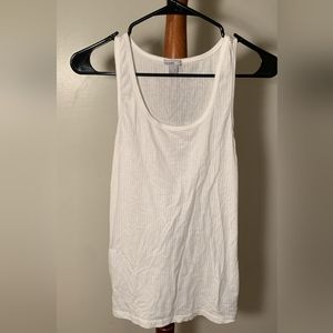 Old Navy Razorback White Tank Top